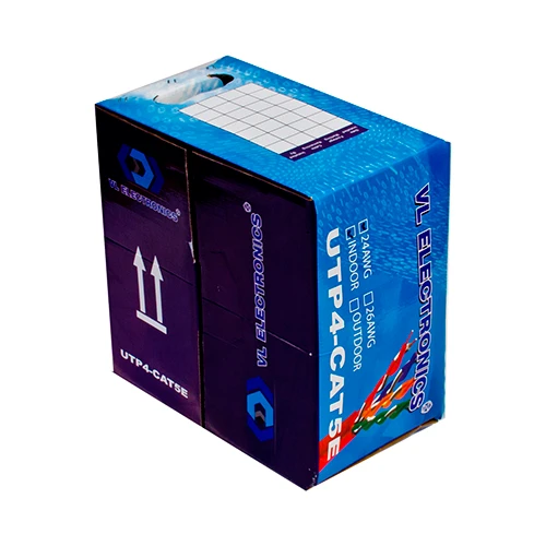 Кабель витая пара внутренний серый OM-4*2*0.48мм 305м