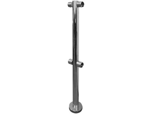 Стойка CAME из оцинкованной стали AISI 304 высотой 1000 мм с 4 отверстиями 2+2 под углом 180 градусов