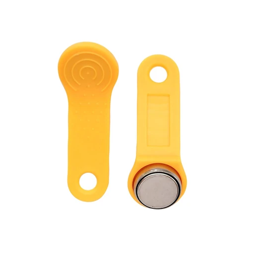 Ключ Touch Memory TM-ID-TM-01(1990A)R Элтeх-Сервис, цвет желтый, DS1990A, iButton для СКУД