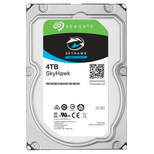 Жесткий диск Seagate SkyHawk 4 ТБ 256 МБ 5400 об/мин SATA III для видеосистем