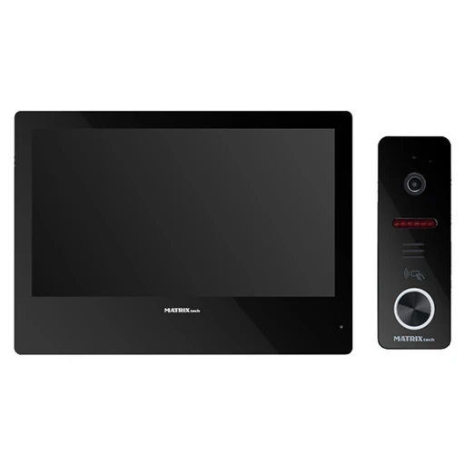 Видеодомофон MT-MB10IP-SD Wi-Fi (M) + MT-PB1080IPK (M) 10 дюймов 2 МП PoE/12В 9 брелоков IP65