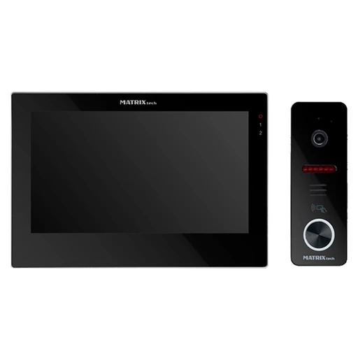 Видеодомофон MT-MB7.0IP-SD Wi-Fi + MT-PB1080IPK (M), экран 7", 2MP, PoE, IP65, 9 брелоков, SD до 128Гб