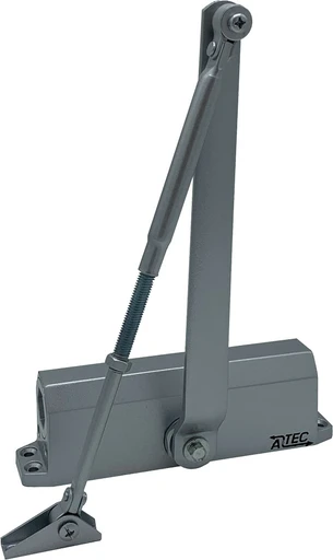 Доводчик механический до 120 кг 2-х скоростной регулируемый серебро