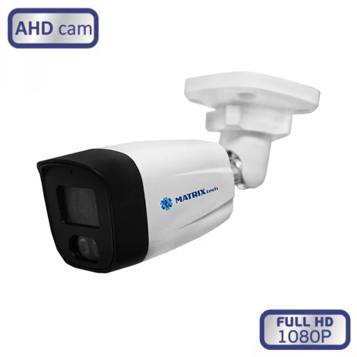 Уличная мультигибридная камера MT-CM2.0AHD20C, 2 Мп, 1080P, 3.6мм, 20м, IP66, 12В, белый