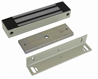 Электромагнитный замок Accordtec ML-295K IP67 12В 300 кг 222x52x34 мм с уголком