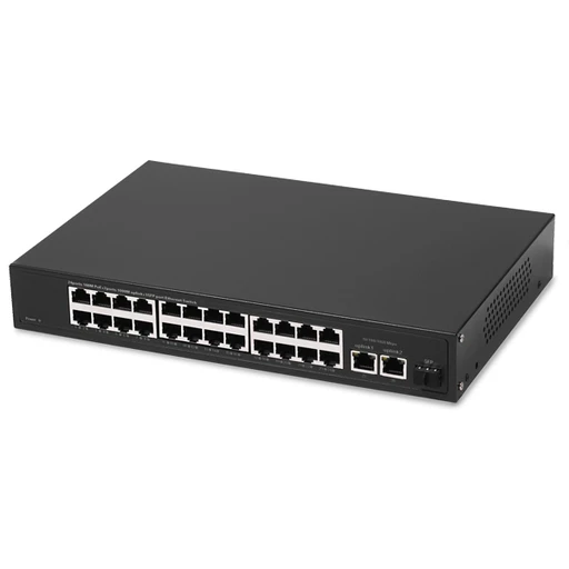 PoE коммутатор AS-P12421GF Light 24 порта 300 Вт 22x 10/100 Мб/с 2x 1 Гбит/с SFP