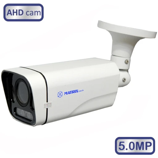 MT-CM5.0AHD40VK уличная цилиндрическая 5.0MP камера с вариофокальным объективом 2,8-12 мм, ИК-подсветкой до 40 м, IP66, 12В, 0.01Lux