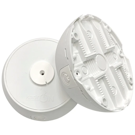 Монтажная коробка KadrON JB3-115W для видеокамеры, пластик, белый, вынос 48 мм, полезное пространство 146x48 мм