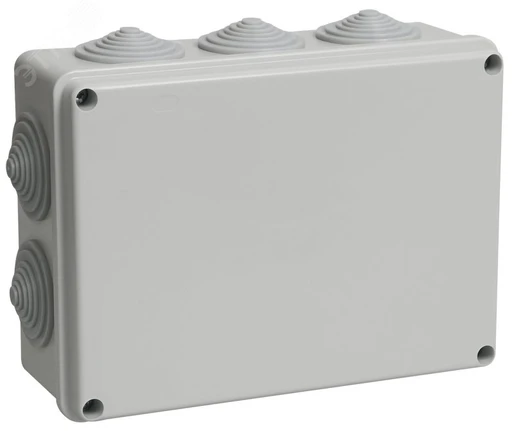 Коробка распределительная IEK M131942 190х140х70 мм IP44 пластиковая 10 вводов