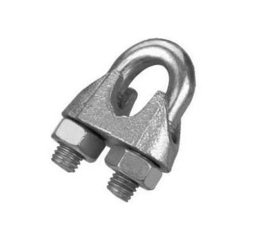 Зажим для стальных канатов DIN 741 3мм, цинковое покрытие, углеродистая сталь